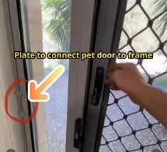Plate To Connect Pet Door To Frame