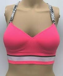 Padded sports bras come with removable cups for customised support, while running sports bras with elasticated underbands help reduce bounce. Vs Victoria S Secret Pink Bralette Sports Bra X Small Xs For Sale Online Ebay