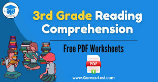 free 3rd grade reading comprehension