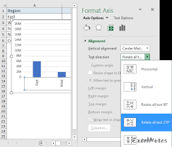 How To Rotate X Axis Labels In Chart Excelnotes
