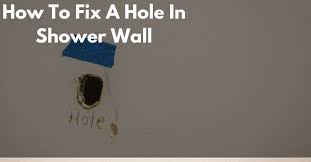how to fix a hole in a shower wall 8