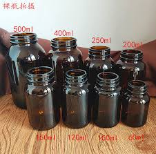 Amber Glass Capsule Bottle 120ml