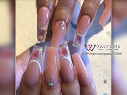 10 fl and patterns nail art design