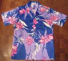 Beautiful Vtg 1960s 1970s Hawaiian Button Front Shirt Medium