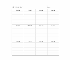 8 Hour Schedule Template Printable Schedule Template 8 Hour Rotating