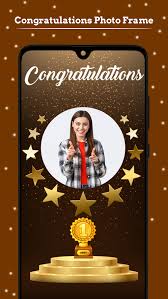 congratulations photo frame for android