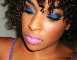 african american pink makeup