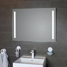 Rectangular Led Lighted Bathroom Wall