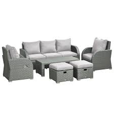 Outsunny Rattan Garden Furniture 7