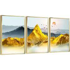 Framed Canvas Wall Art Oil Paintings