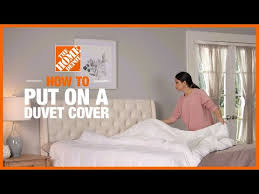 How To Put On A Duvet Cover The Home