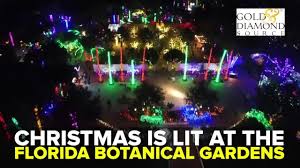 florida botanical gardens lights up