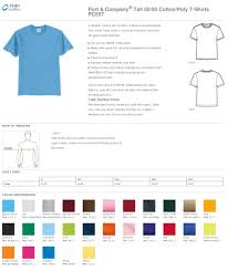 Mens Tall T Shirts 50 50 Cotton Blend Tops True To Size