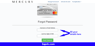 Access the website, and enter the card number, which is the first number listed on the back of the card, directly under the black magnetic strip. Mercury Card Login Payment And Apply Guide Explained Step By Step Eapclc Com
