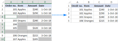 to delete blank rows in excel with vba