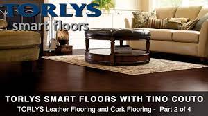 torlys leather flooring and cork