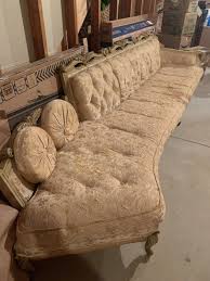 vine carved french provincial sofa