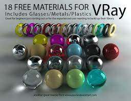 free vray materials by paulw on deviantart
