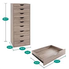 wooden vertical file cabinet
