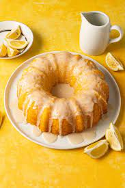 Lemon Bundt Cake With Cake Mix And Pudding gambar png