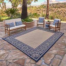 This is not an outdoor rug, but the cool thing is that wayfair thinks it is so it is priced like one. Studio By Brown Jordan Indoor Outdoor Rug Savannah Border Costco