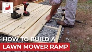 Pressure treated wood is chemically treated to be resistant to rotting and termites. How To Build A Lawn Mower Ramp Youtube
