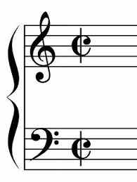 There are faster note than these. What Does A C With A Line Through It Mean In Music Pianotels Com