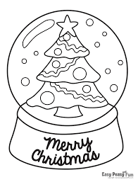 Download free printable snow globe coloring pages for kids. Free Christmas Coloring Pages Mom Life Made Easy