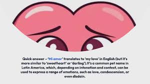 meaning of amor english translation