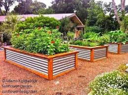 Corrugated Metal Raised Garden Beds