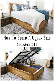 storage bed queen