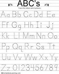 Writing Letters And Numbers Enchantedlearning Com Letter