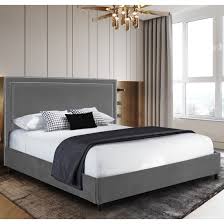 sensio plush velvet small double bed in