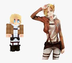 Open official webpage minecraft.net and select profile (if you don't see profile, please log in first) 3. If U Like Leave A Diamond Add To Ur Favourite And Minecraft Skin Attack On Titan Annie Hd Png Download Kindpng