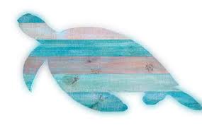 sea turtle hand carved hand painted