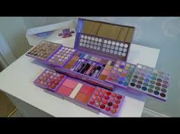 purple mega make up cosmetic set