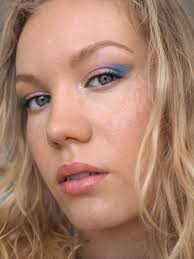easy blue makeup look tutorial