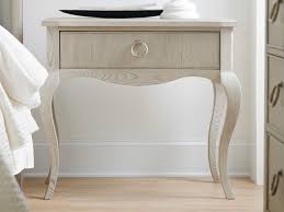 This nightstand has one drawer with a comfortable pull and one open compartment. Hooker Furniture Reverie Gray One Drawer Nightstand Hoo57959001591