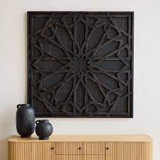 Graphic Wood Square Dimensional Wall