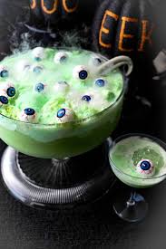 bubbly witches brew punch for halloween