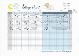 Free Printable Sleep Chart Familimage Com Blog