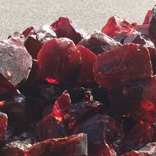 Blood Red Lot 5 Lbs Slag Glass Cullet