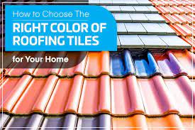 color of roofing tiles