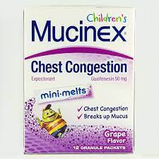 children s mucinex mini melts dosage