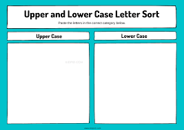 lowercase letters sorting worksheet