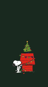 aesthetic snoopy christmas wallpaper