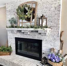 Top 50 Best Painted Fireplace Ideas