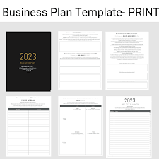 business plan template print version