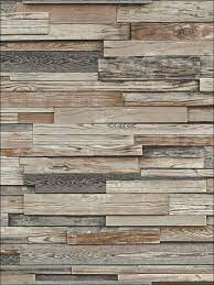 Reclaimed Wood Plank Charcoal And Brown