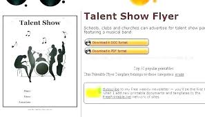 Free Basketball Printables Free Talent Show Flyer Plate New